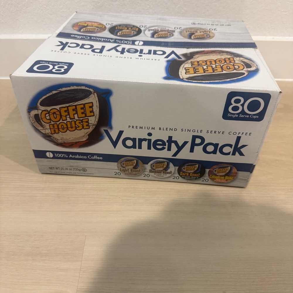 Coffee House Variety Pack 80 Single Serve Cups